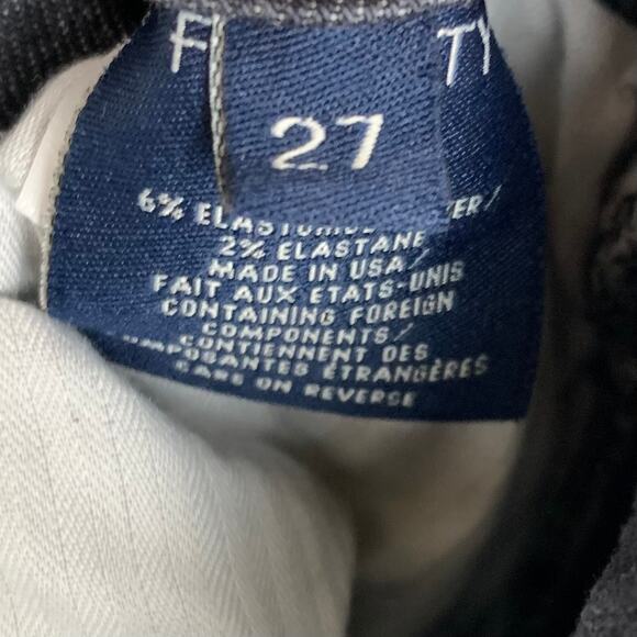 Fidelity Womens Katie Downtown Bootcut Jeans Cotton Spandex Blend Black Size 27 - Picture 5 of 11